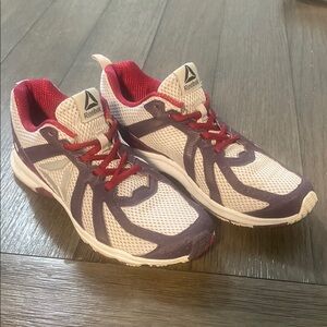 Reebok Purple and White Running Shoes